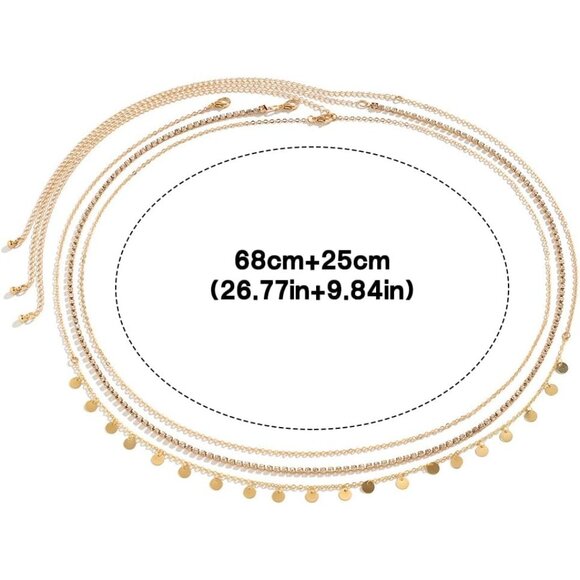 Women E2 Waist Chain Rhinestone Silver Bra Lingerie Bikini Top Lingerie Chain - Picture 3 of 3